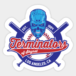 Terminators baseball Sticker